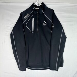 Sunice Pullover Large Black 2015 US Open Chambers Bay Superlite FX 1/4 Zip